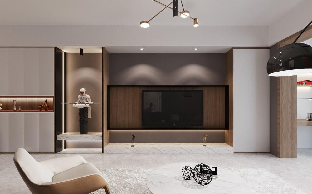 简约色彩搭配,缔造温馨宜居空间-2