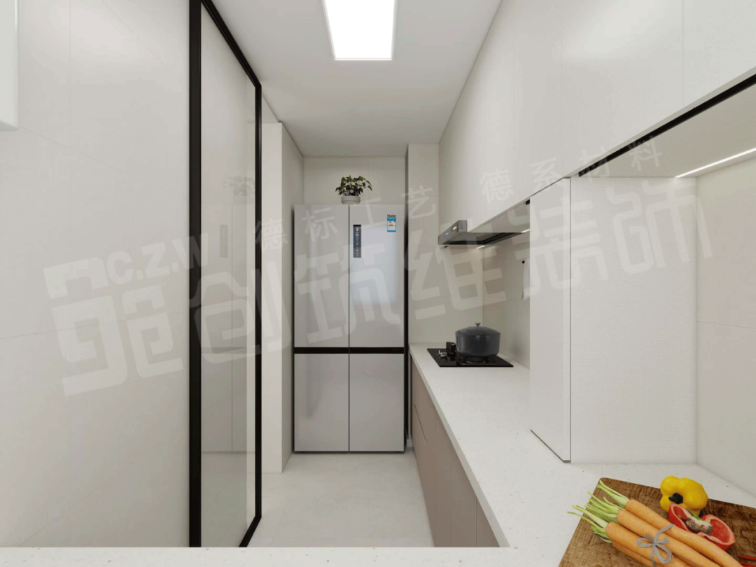 天洋城|65㎡一居现代风案例|36项出错即砸|透明化-流程化 -服务化-维保化-装修更靠谱-31