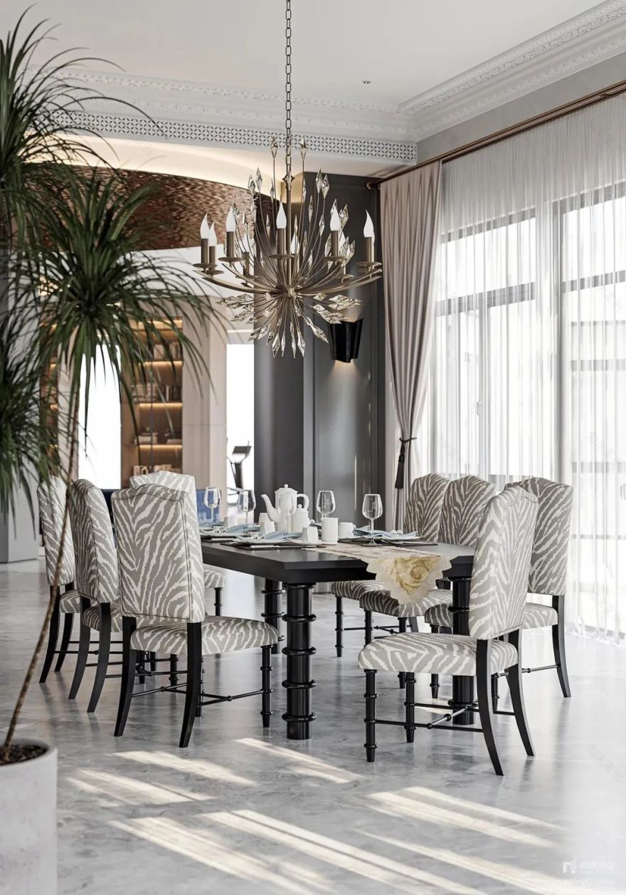 法式浪漫别墅设计丨中国上海丨上海尚层别墅装饰-45