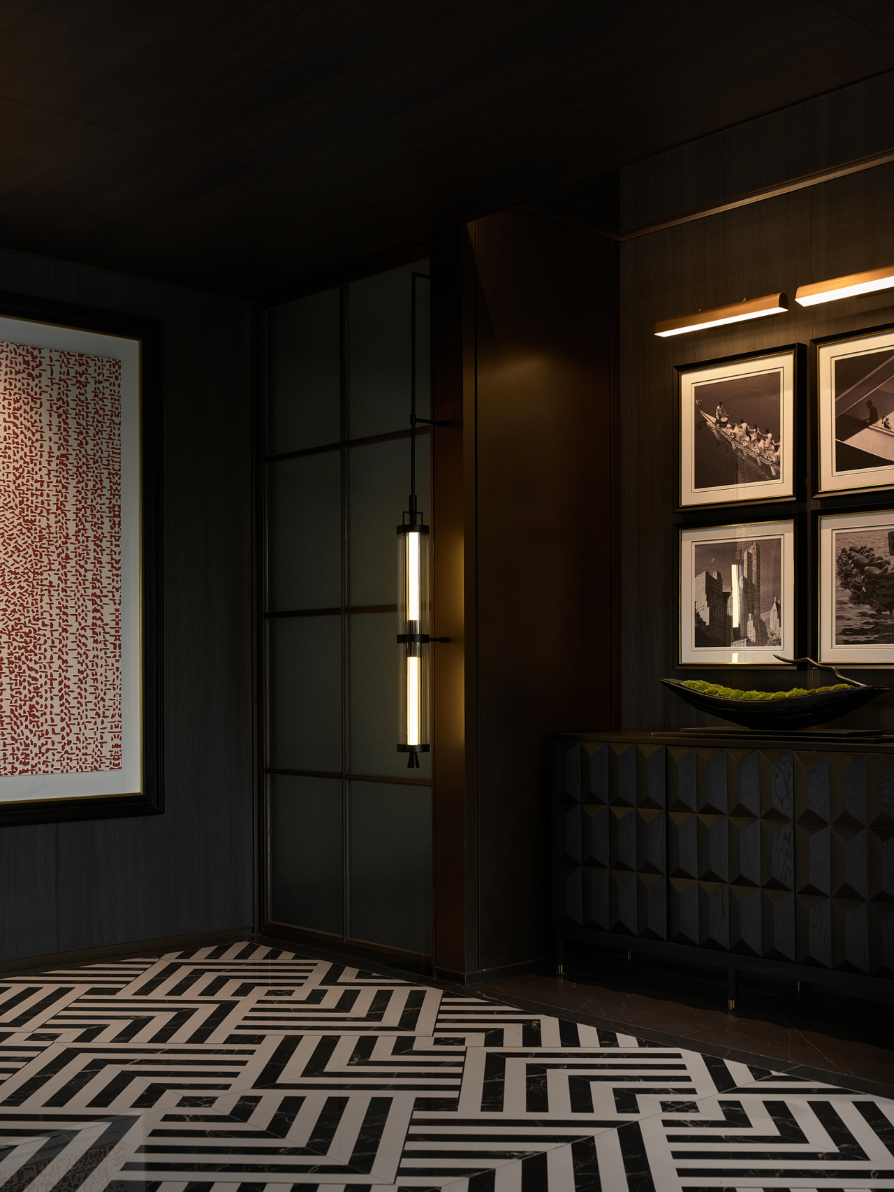 宁波万科朗拾里架空层丨中国宁波丨李益中空间设计-15