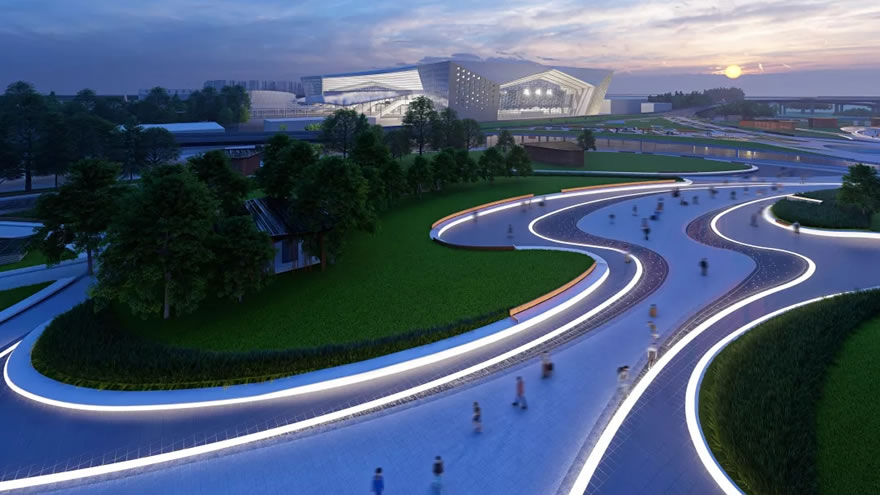 盐城综合交通枢纽景观设计-28