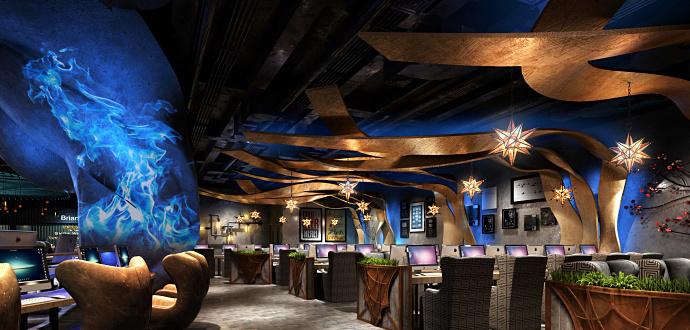 专业打造电竞网咖装修设计,提升上座率与时长-26