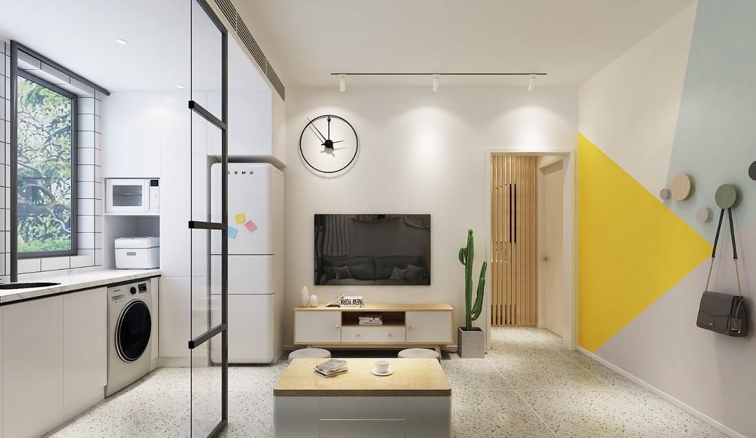 老房逆袭 | 小空间大改造，打造开放式厨卫与客厅-0