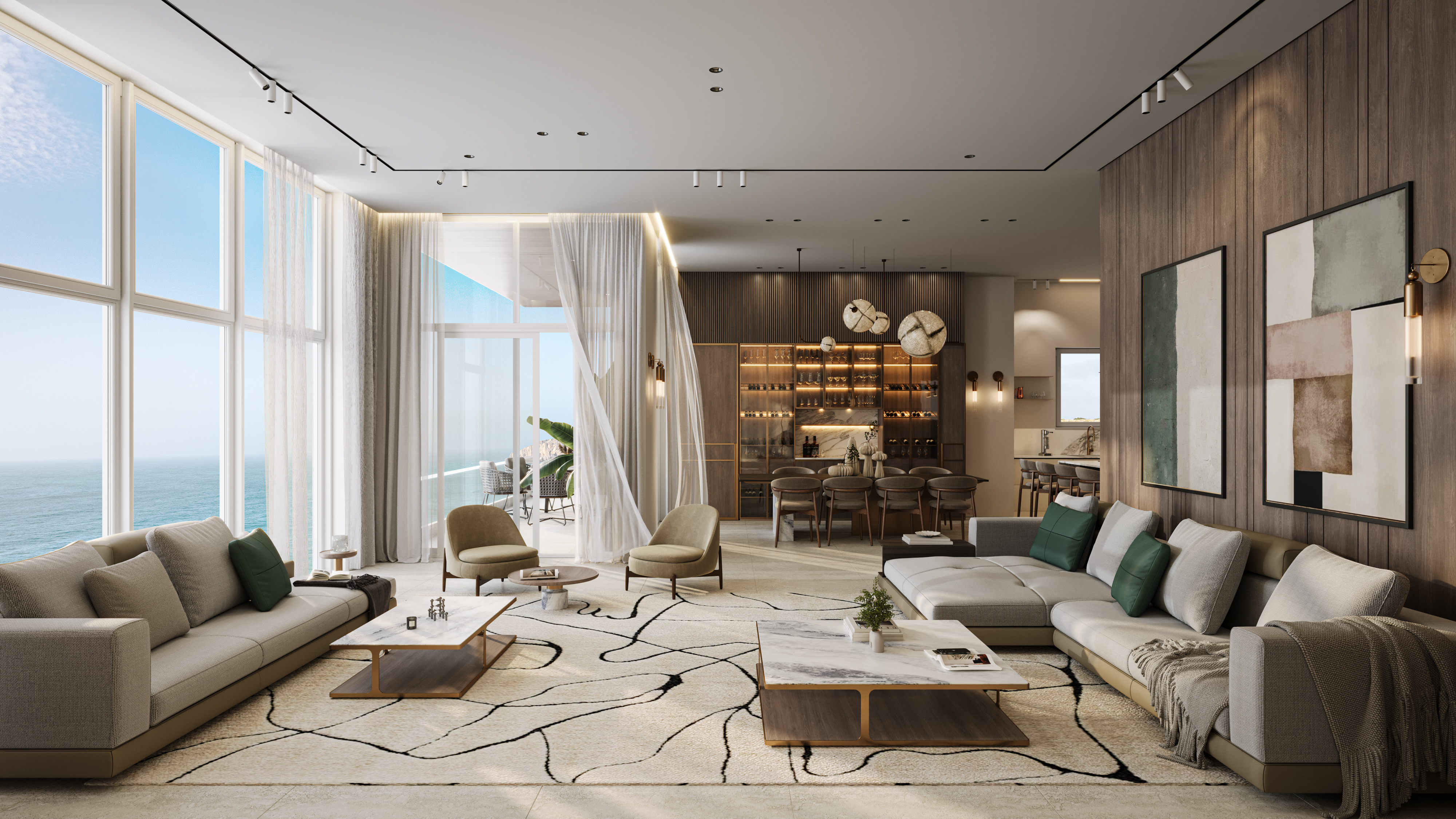 蓝湾室内设计（若Interior结合语境有更合适译法，需根据实际情况调整，这里按常见的室内设计理解） 丨以色列-2