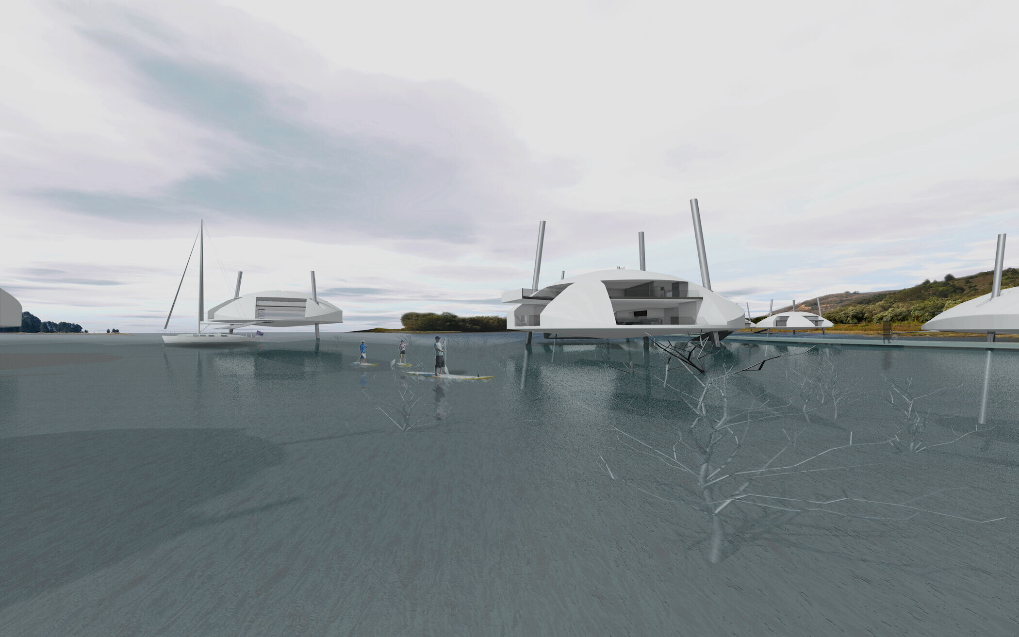 Tidal House · 与海共存的可移动建筑丨美国丨Terry & Terry Architecture-14