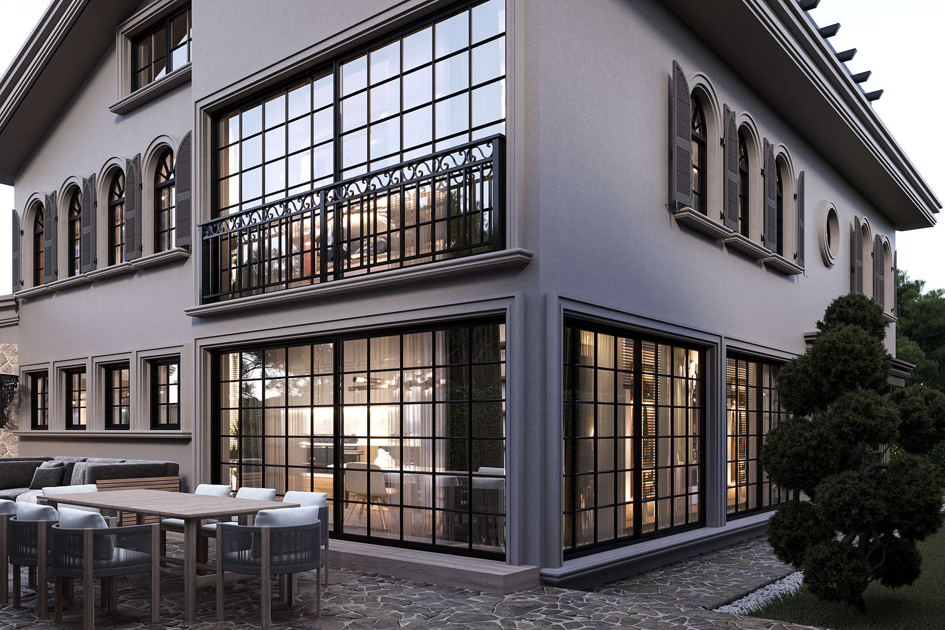 乡村住宅外立面设计丨土耳其伊斯坦布尔丨Oğuz Bedirhan ÇALDIR-7