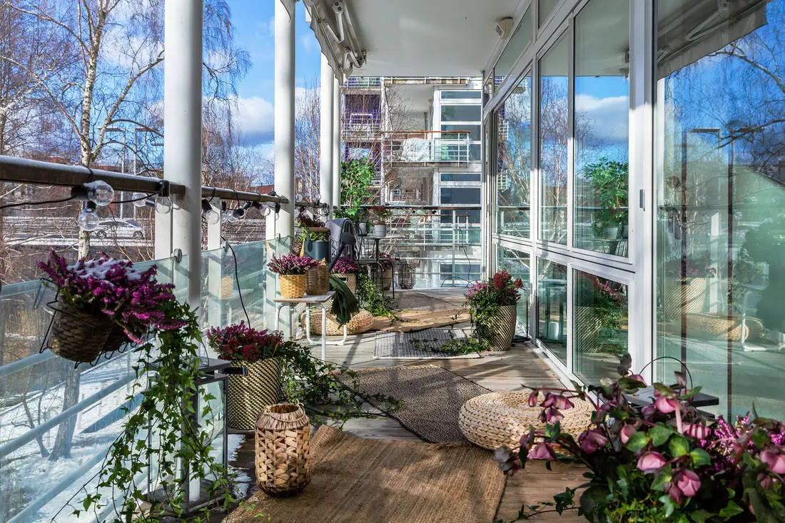 春日田园 | 自然材料打造的 82 平米绿色露台-6