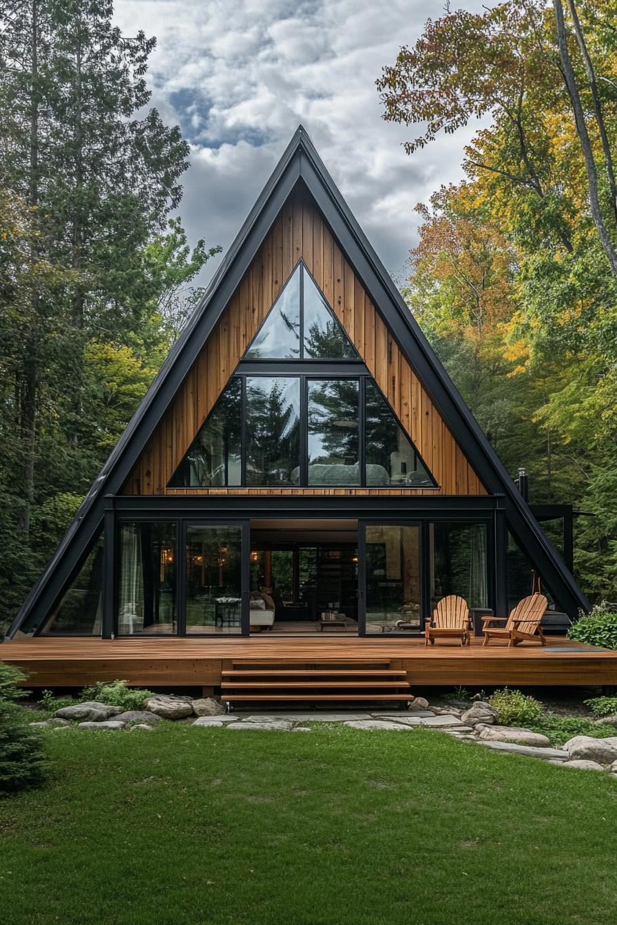 26座Aframe风格自然爱好者小屋丨BuildGreenNewHomes-31