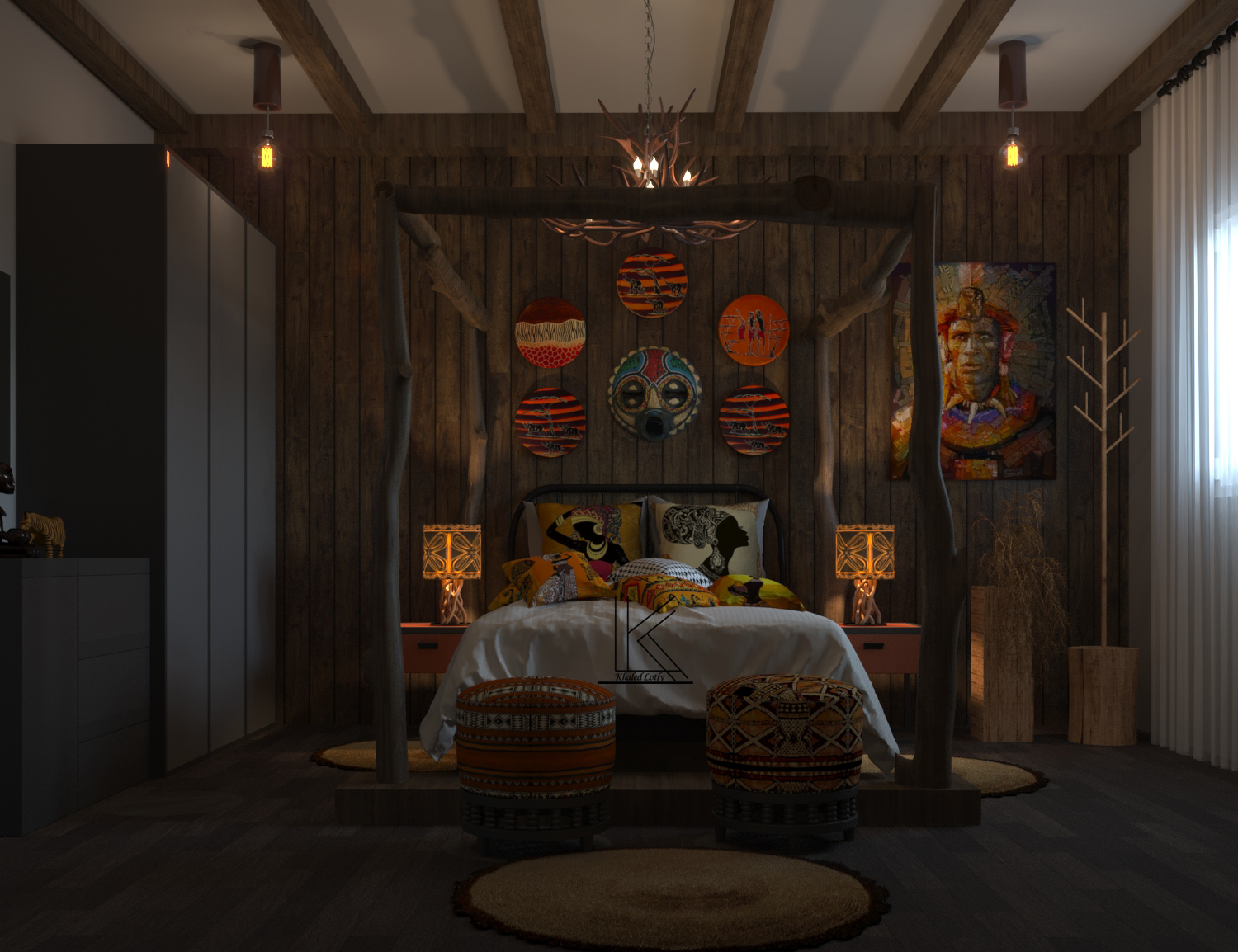 非洲男孩卧室丨埃及开罗-9