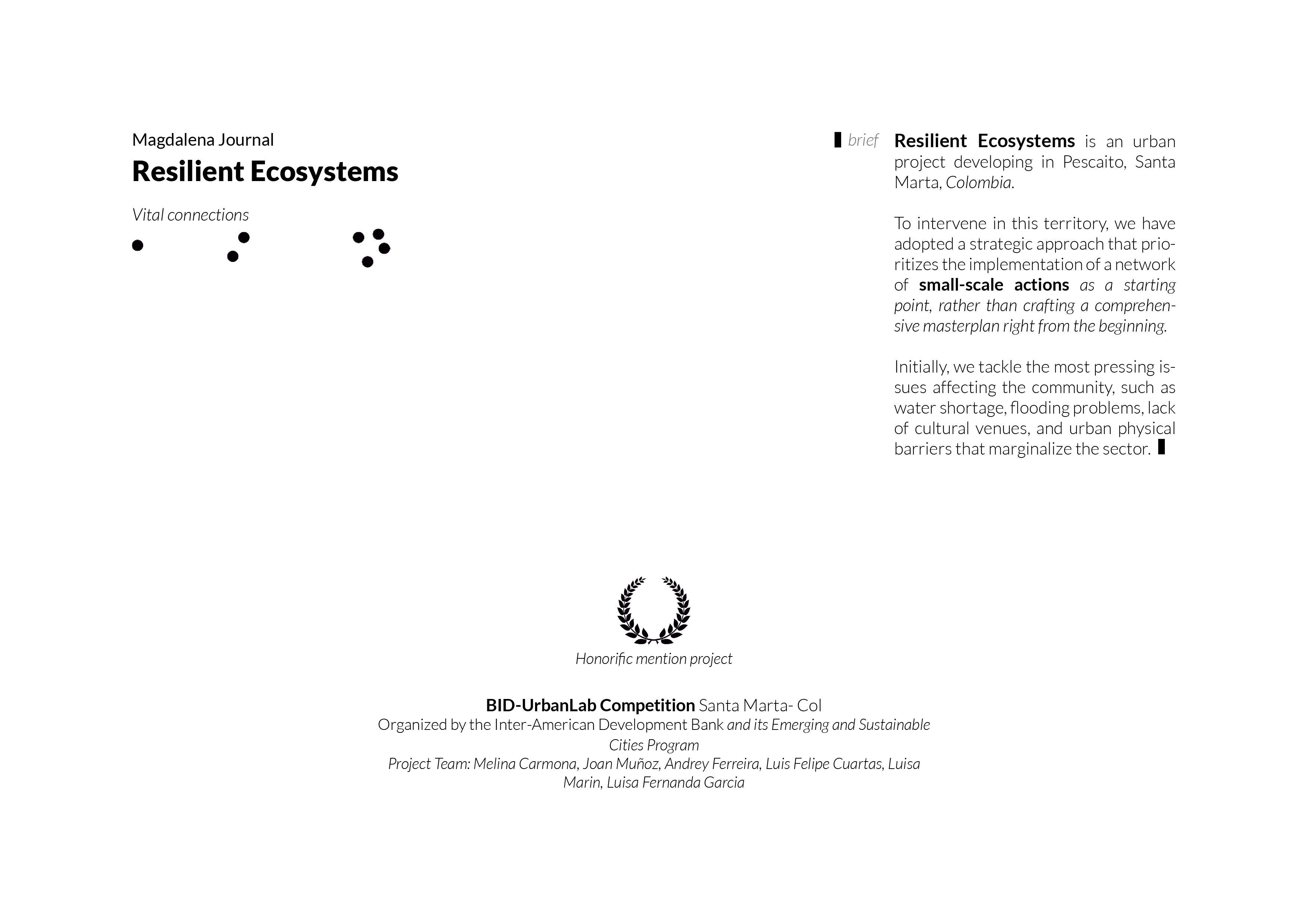 Urban Project Proposal - Resilient Ecosystems-0