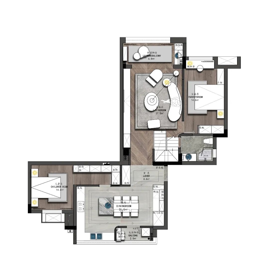 正榮府 · 混搭風格的浪漫愛巢丨淺尺住建-18