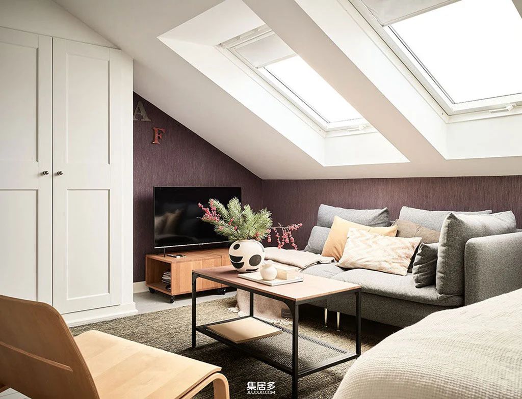 瑞典经典联排别墅内宜人的时尚冬季内饰-31