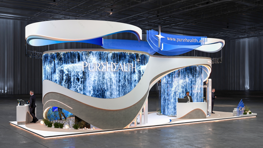 Pure Health WHX Tech展会展位设计丨未明确提及-5