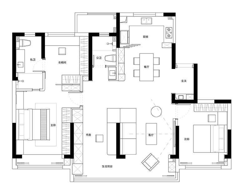 墨影织光·静里生境丨中国台州丨台州本末空间设计有限公司-65