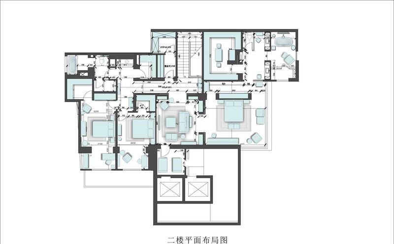 上海法租界顶层复式公寓 | 摩登美式都会融合法式精致细节-35