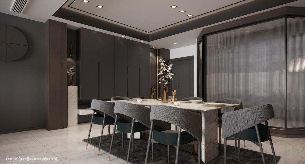 现代轻奢风格打造宜居空间,低调品质生活融入设计细节-9