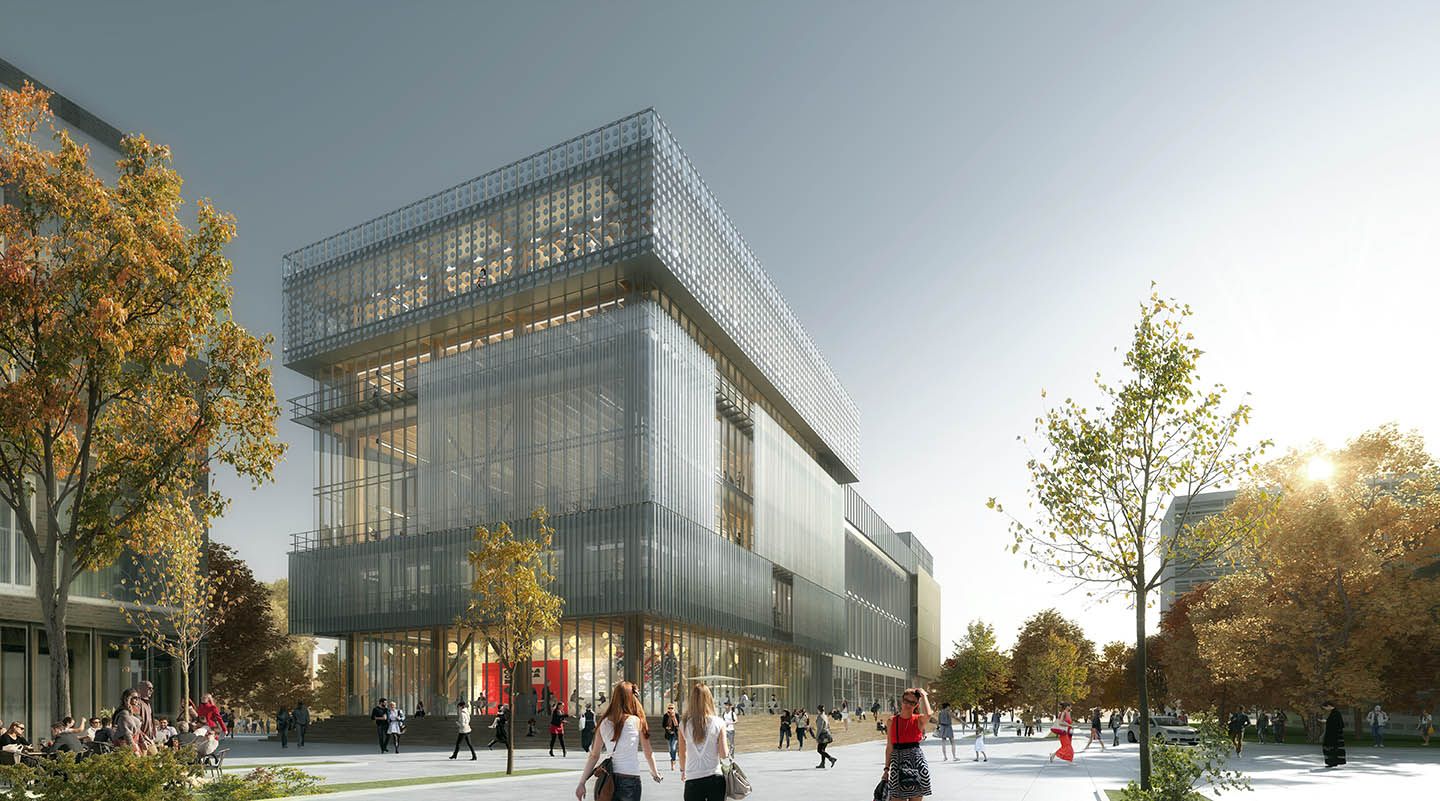 FONTENAY  SOUS  BOIS 媒体图书馆与木结构健康中心丨L’Agence FRANÇAISE-43