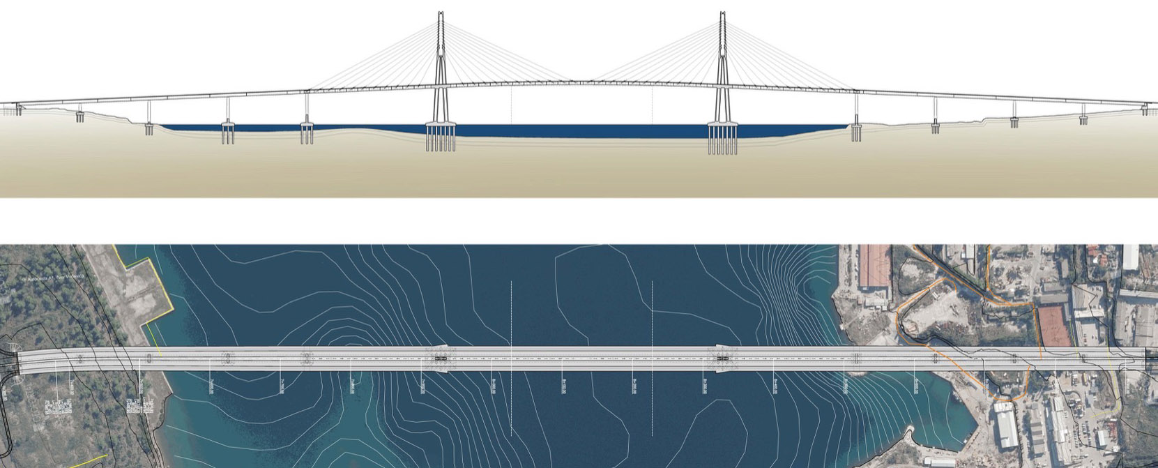Kaštela湾大桥丨克罗地亚-60