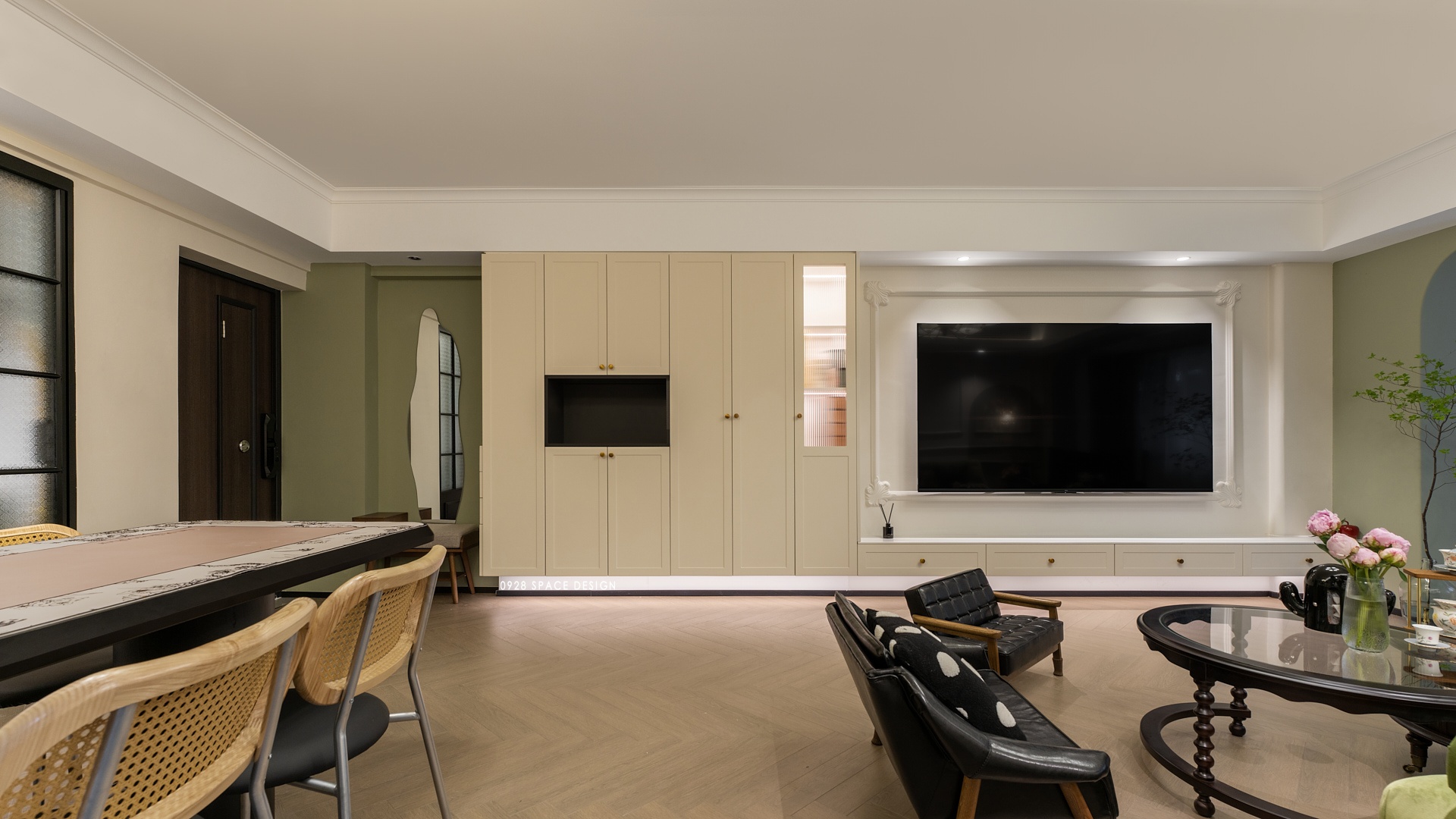 《弥·秘》老钢窗拱形门小复古住宅设计-25