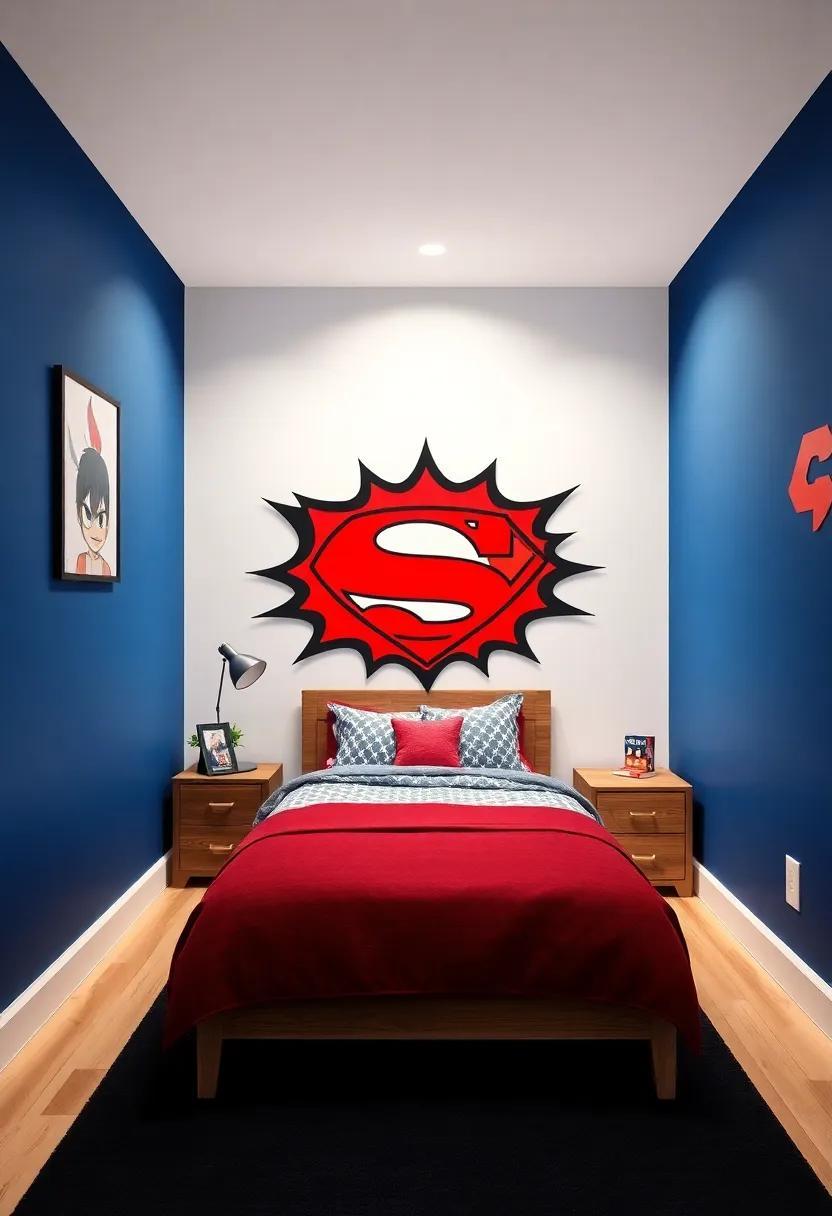 青少年超级英雄主题房间设计-2