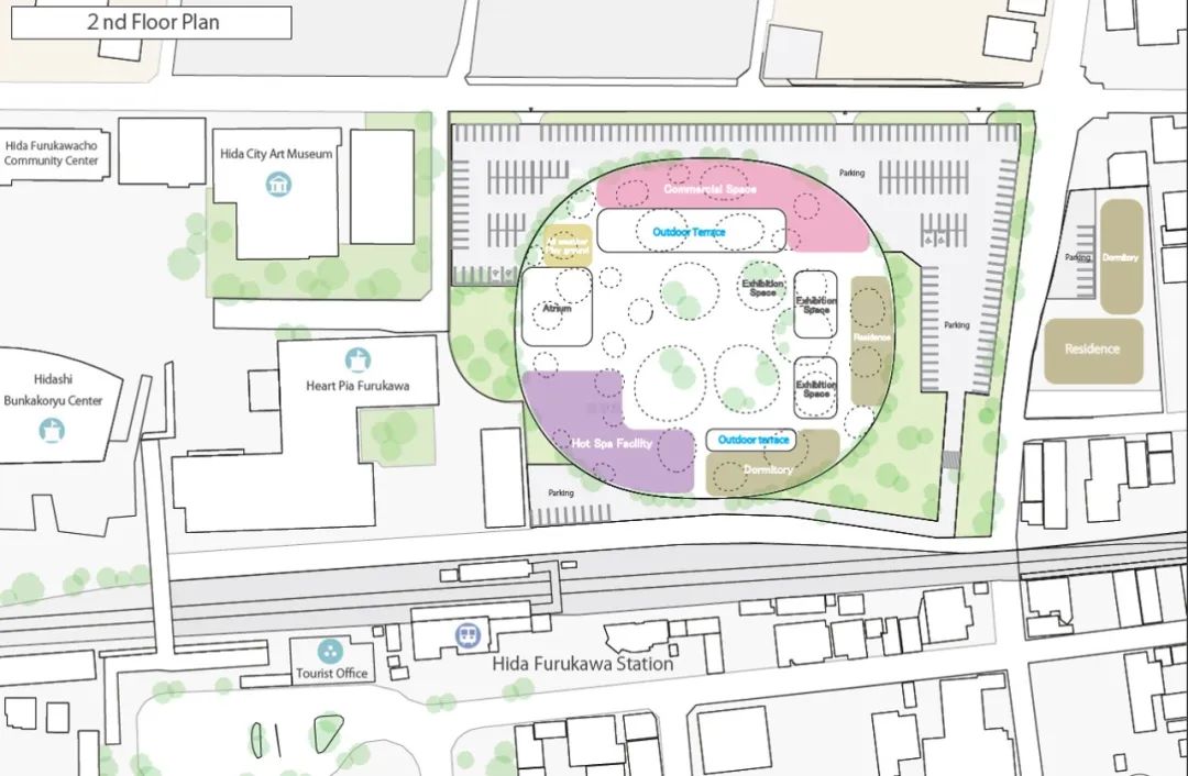 日本飞騨市“盆地式”城市广场丨日本岐阜丨藤本壮介建筑事务所-36