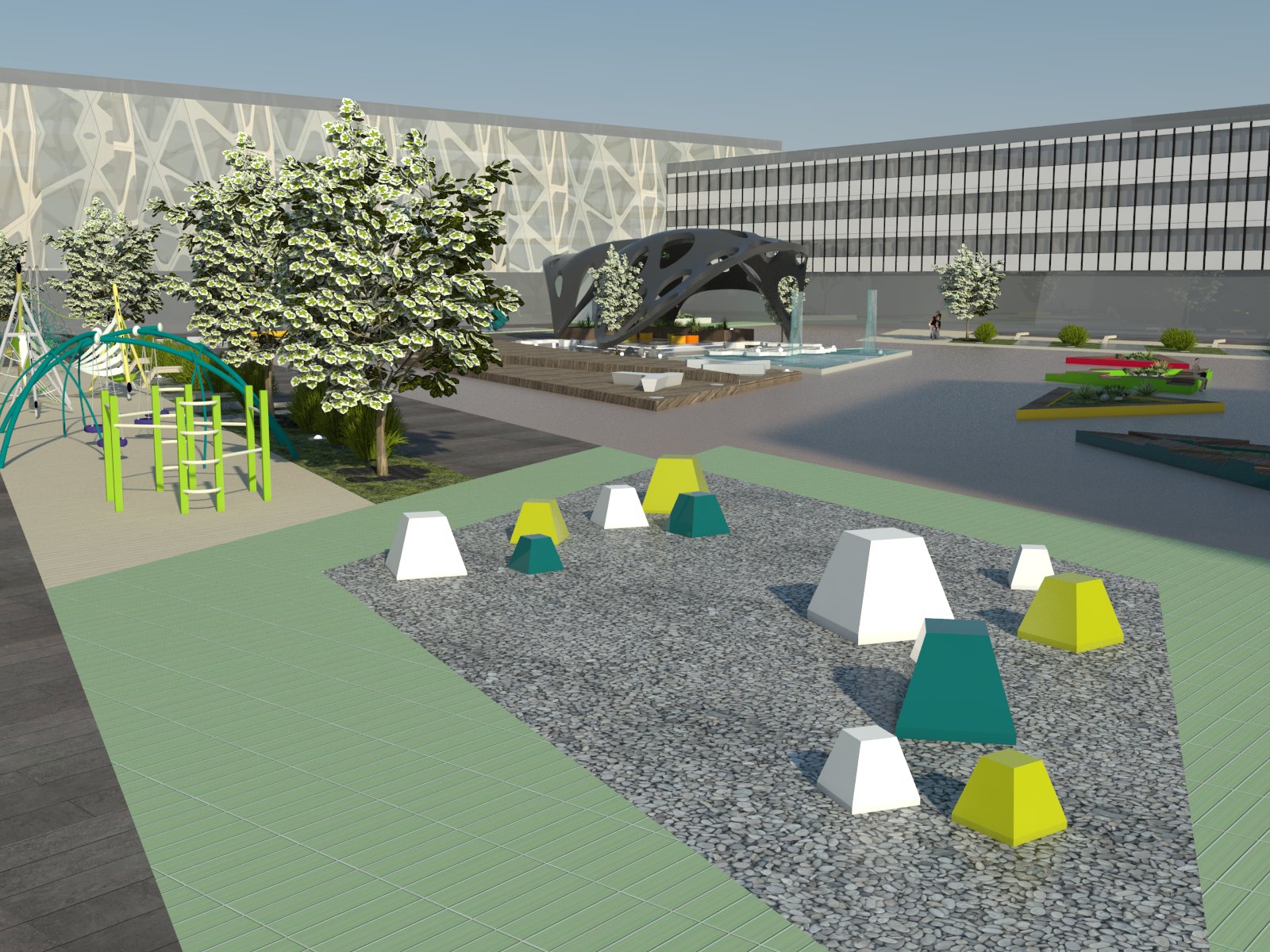 城市商业住宅中心设计-6