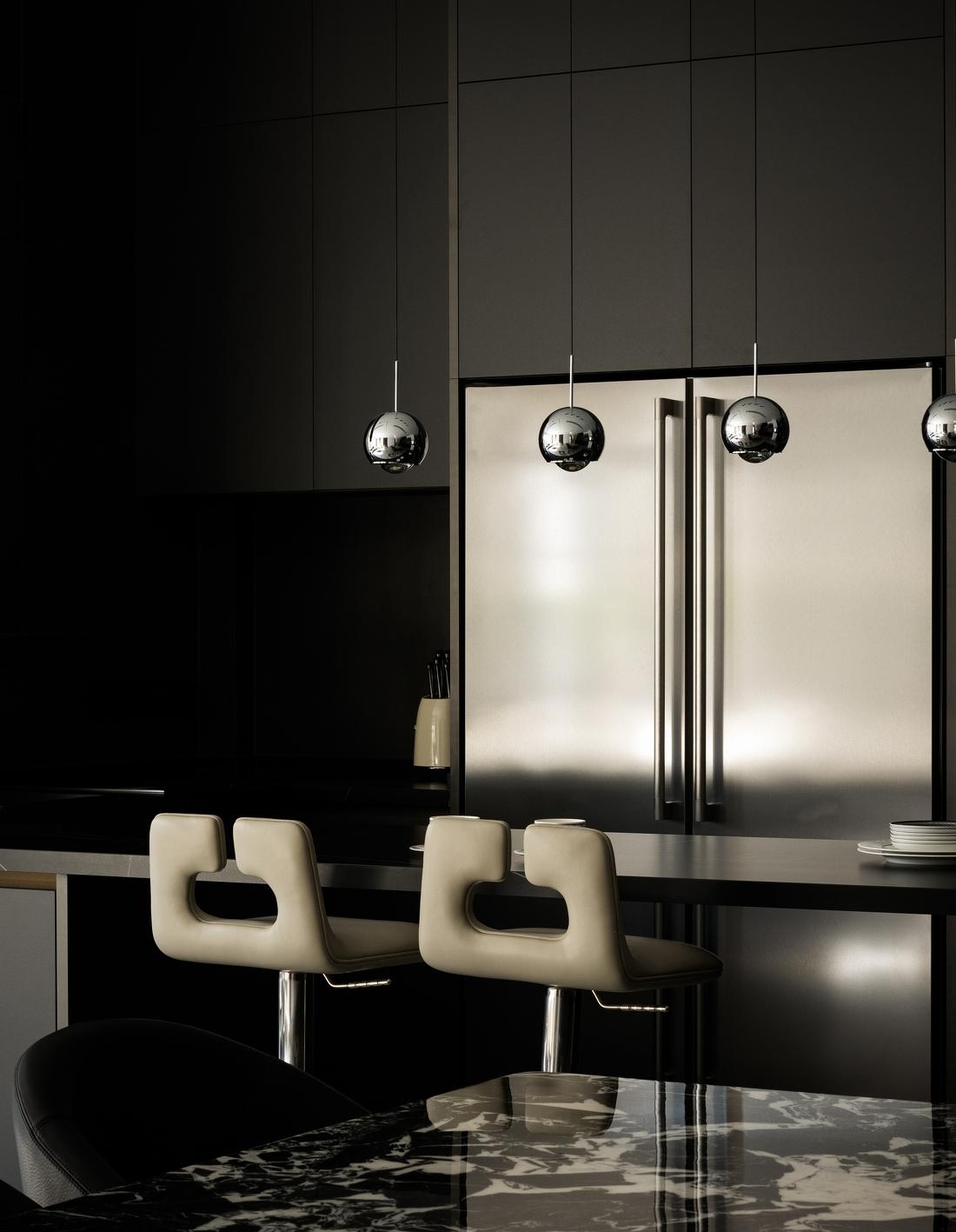 现代轻奢质感别墅设计-24