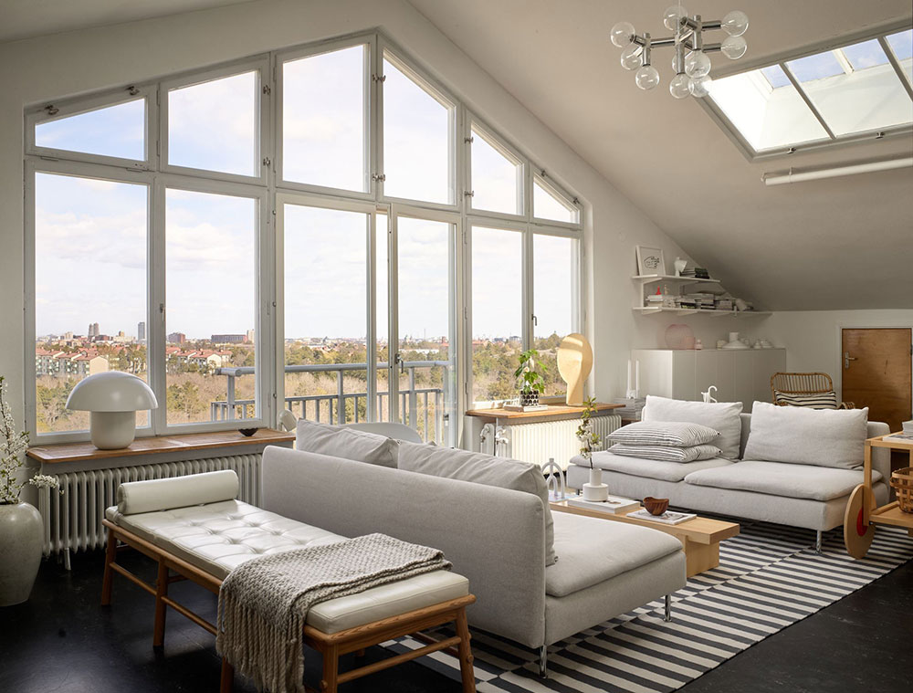 斯德哥尔摩郊区的顶楼公寓-4