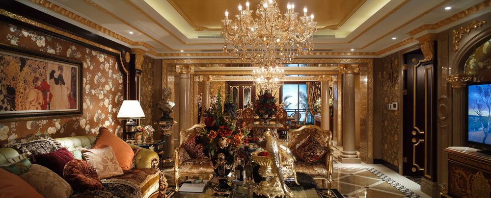 泉州浦西万达公馆 豪华欧式样板房-52