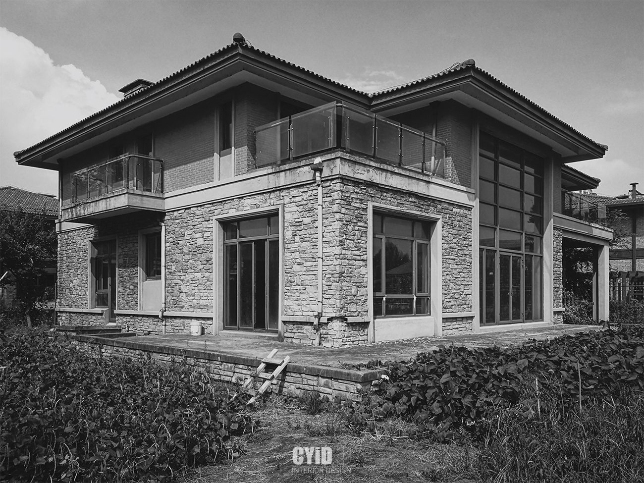 辰佑设计│现代别墅曲线美学与结构美-38