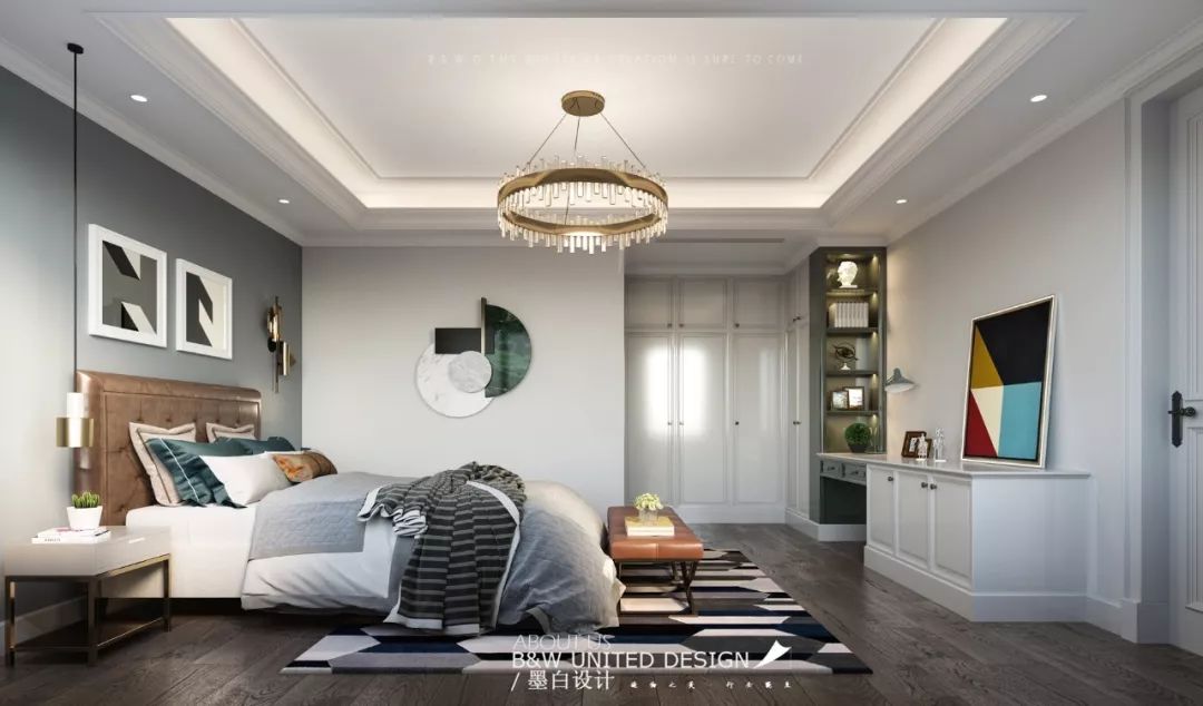 独墅岛摩登美式宅邸 | 温馨奢华,艺术感十足-37