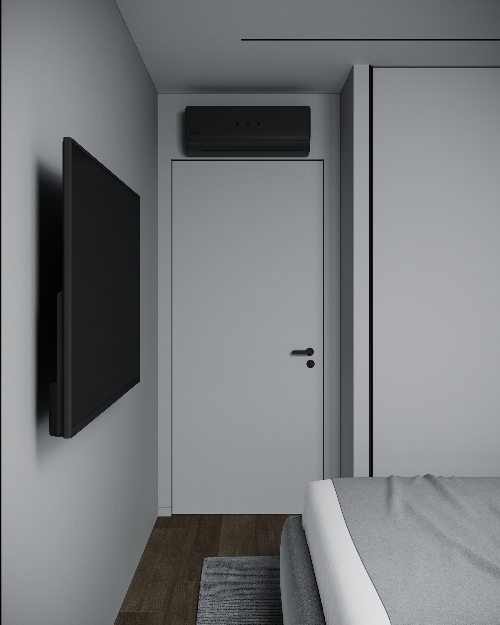 黑白简约，现代空间设计！-16