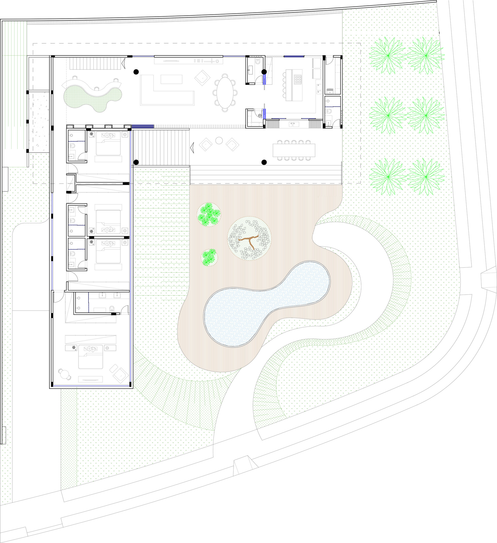 巴西 Goiânia 别墅 | “攀爬之屋”融入自然,展现个性-36