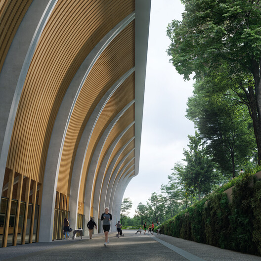 丹麦奥胡斯新足球场（“森林竞技场”）丨扎哈·哈迪德建筑事务所,Sweco,Tredje Natur-44