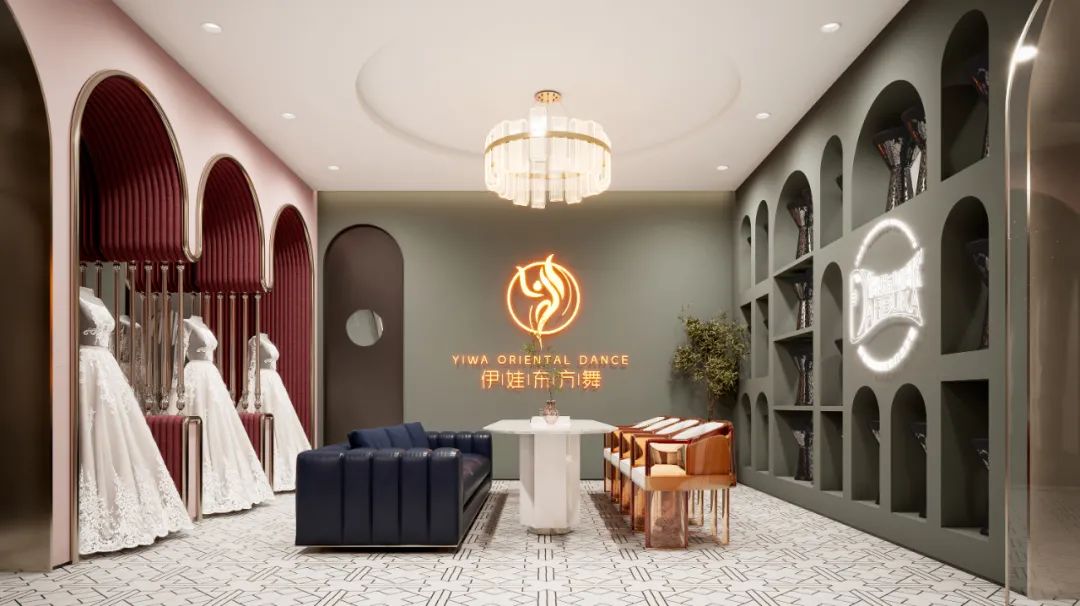 长沙伊娃国际东方舞学院丨中国长沙丨周笙笙建筑装饰设计-8