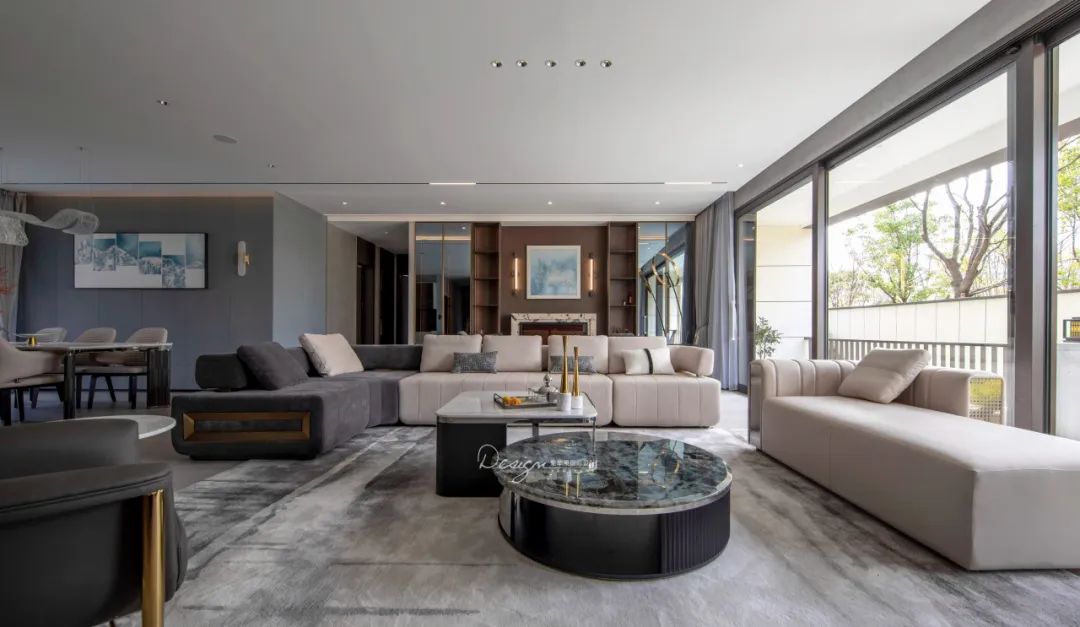 华夏四季 500㎡现代轻奢私宅丨罗智,吴静-23