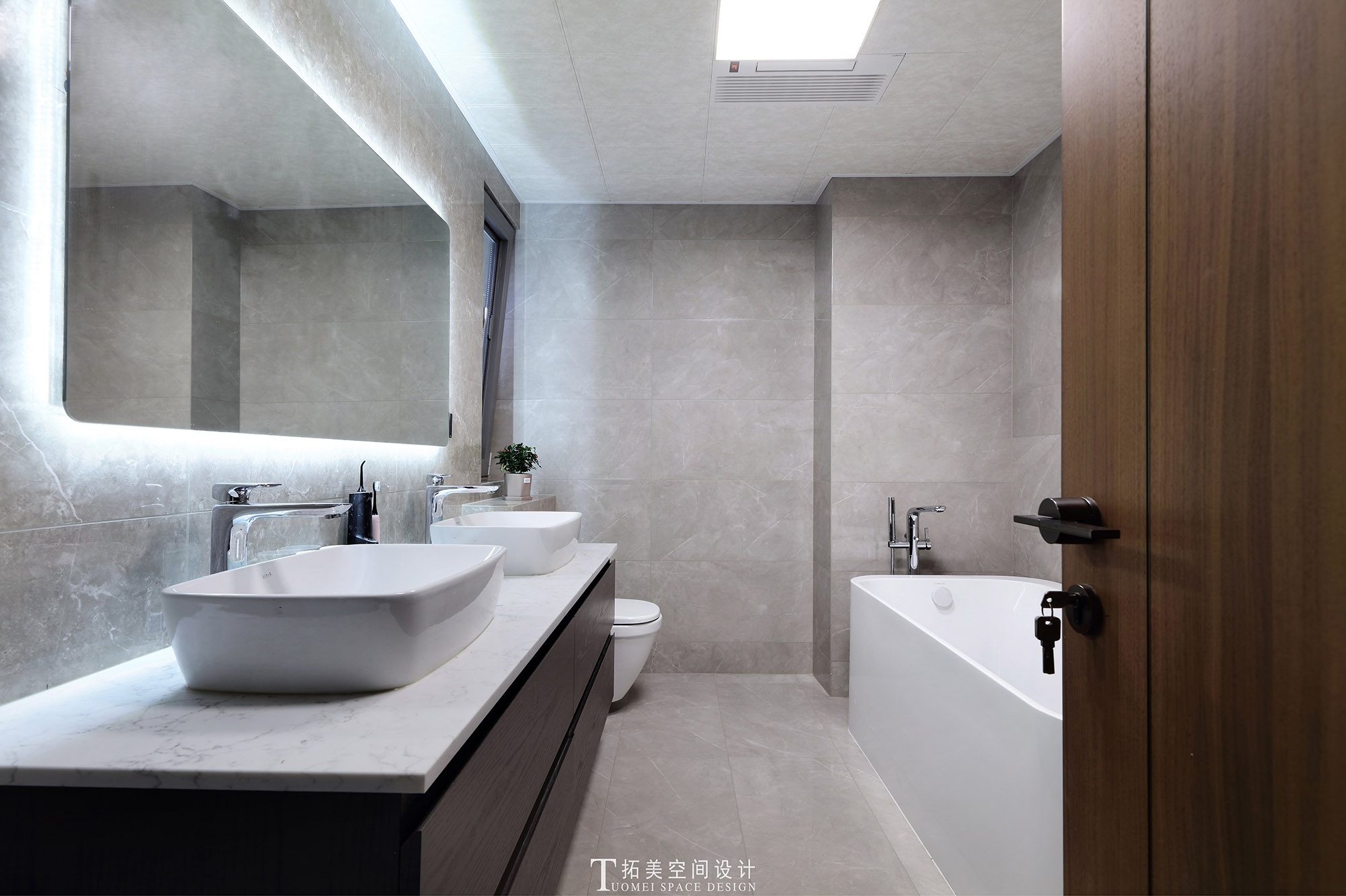 280㎡现代顶层复式丨中国丨拓美空间设计-43