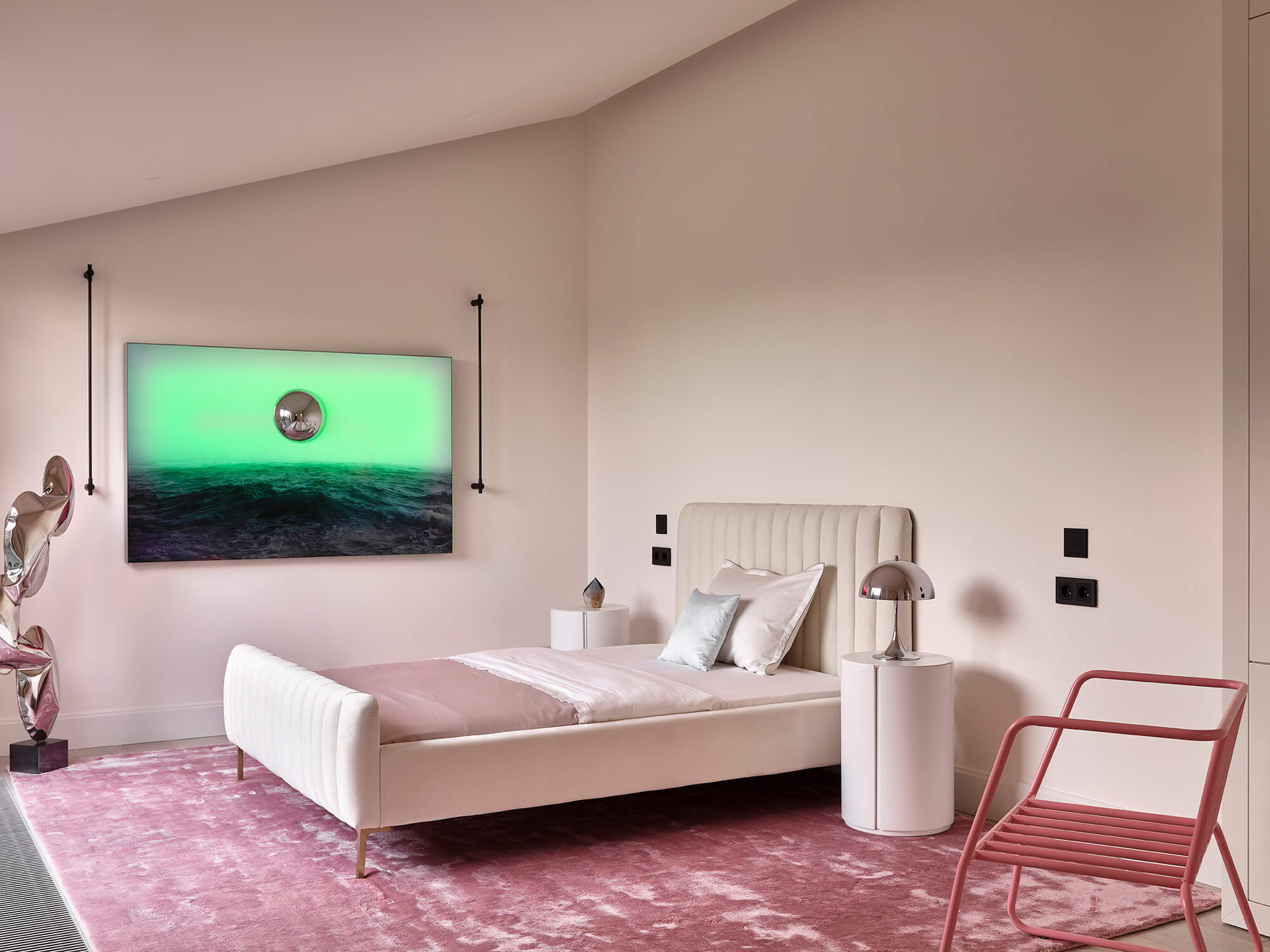 莫斯科色彩鲜艳的现代公寓丨俄罗斯莫斯科丨Well Done Interiors-89