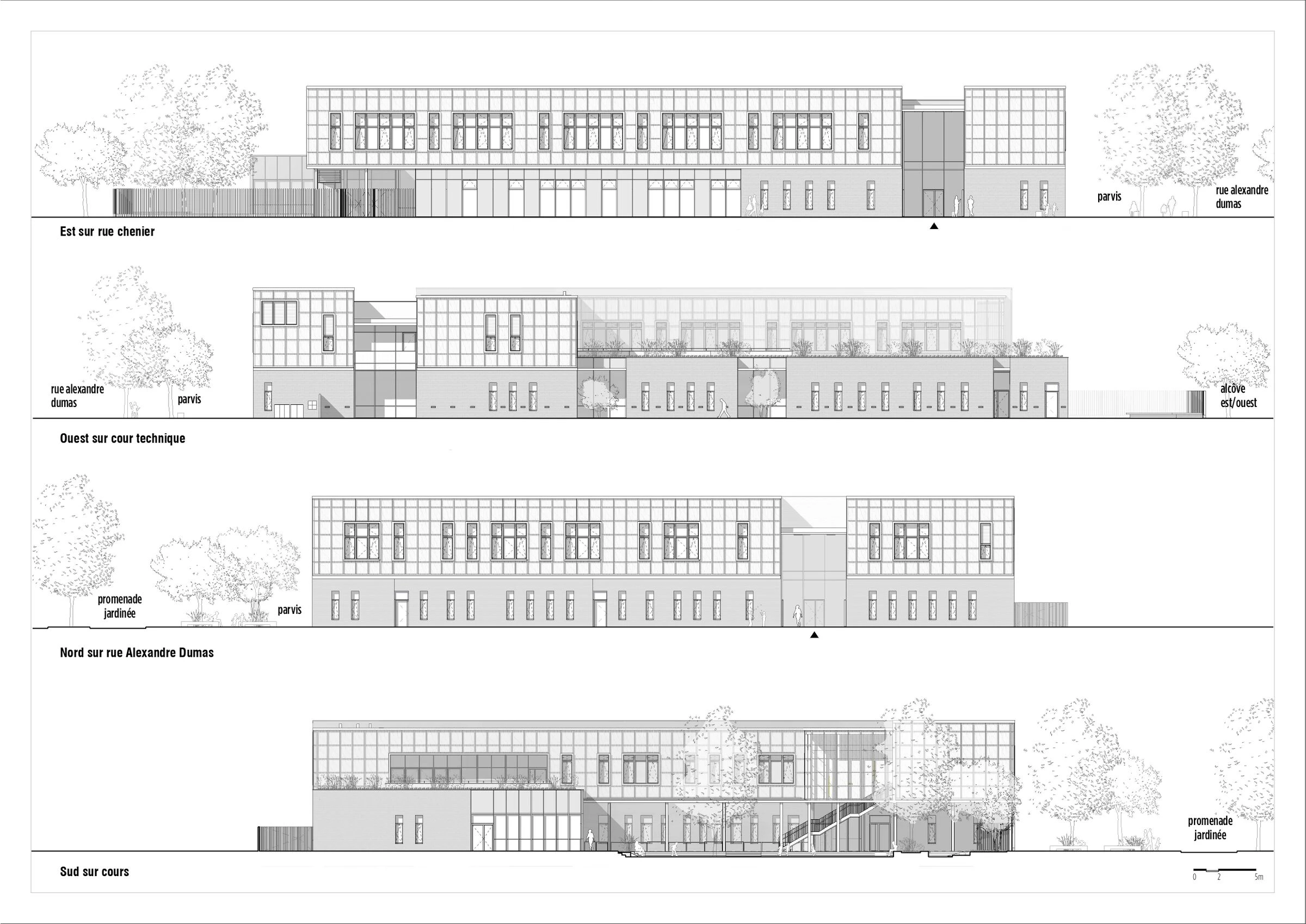 凯瑟琳·约翰逊学校丨法国丨rue royale architectes-80