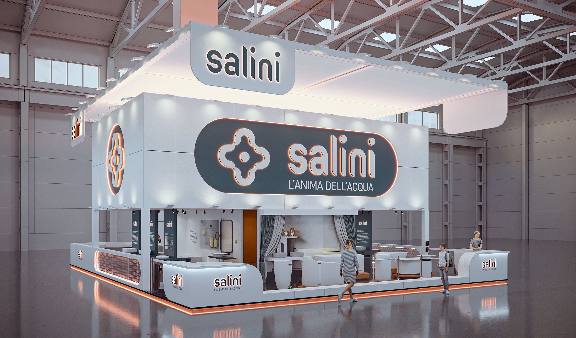 exhibition stand for the company SALINI-1