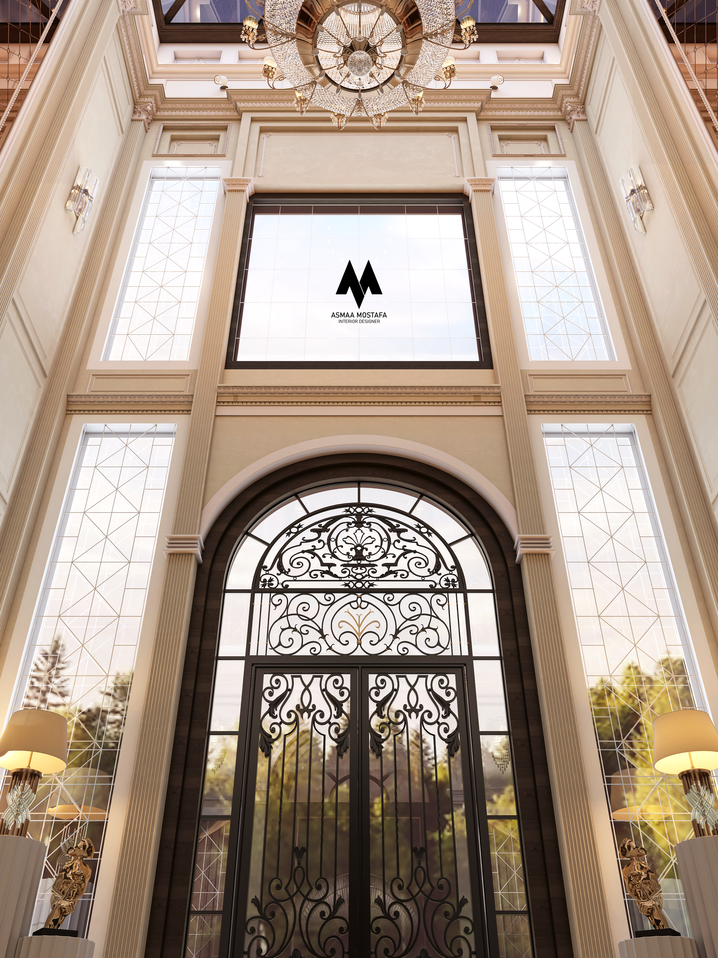 Villa 入口空间设计丨卡塔尔丨Asmaa Mostafa-6