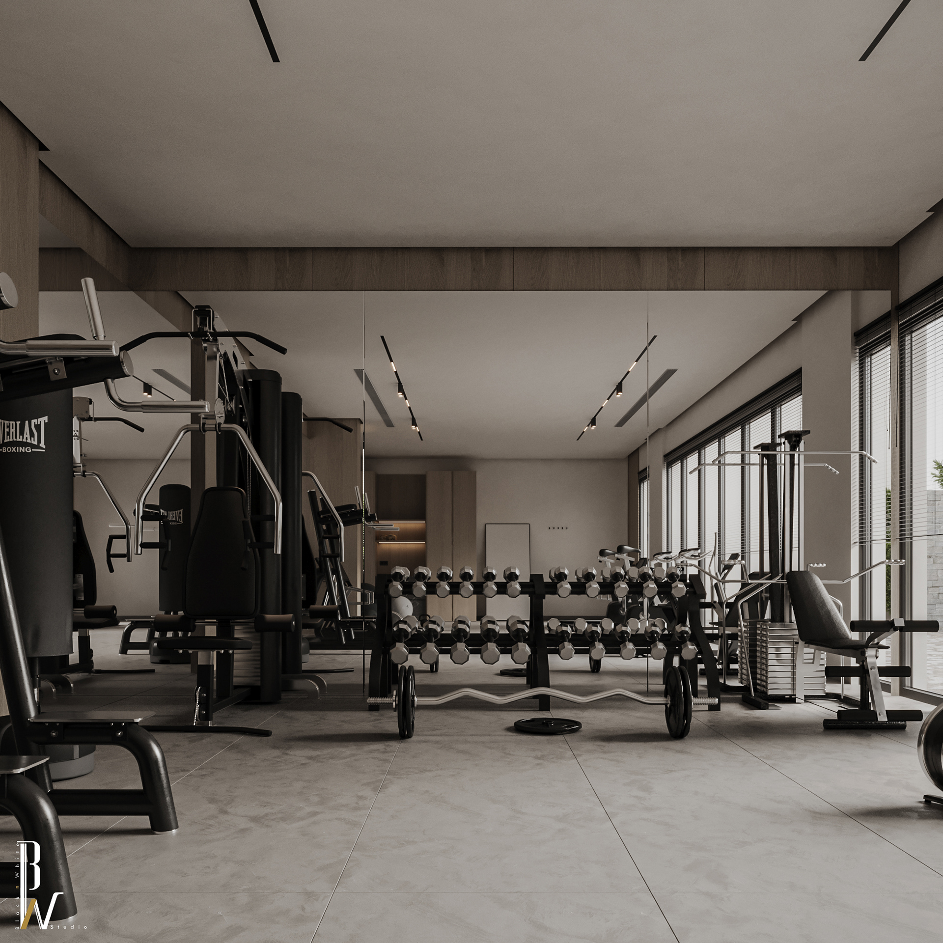健身房丨Black N White-21