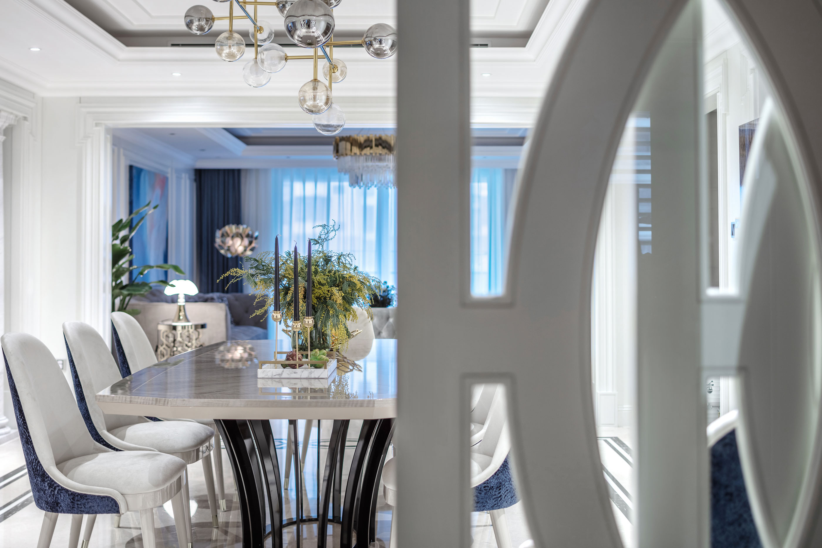 上海黄埔滩名苑 320 平米轻奢空间设计-13