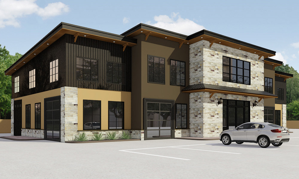 Anastasiya Gushchina丨公寓建筑丨3D Architecture rendering-7