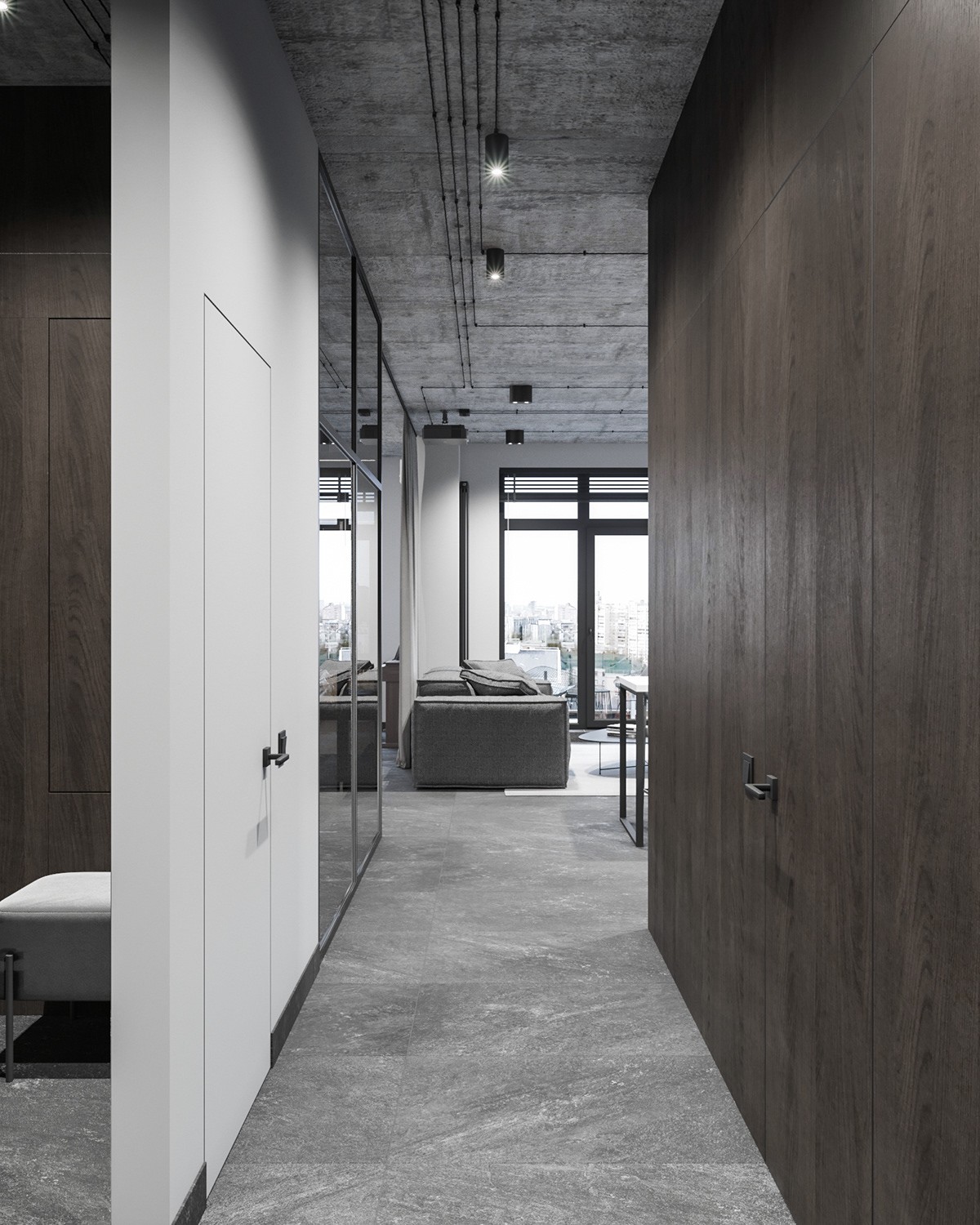 65平米 工业风质感公寓-1