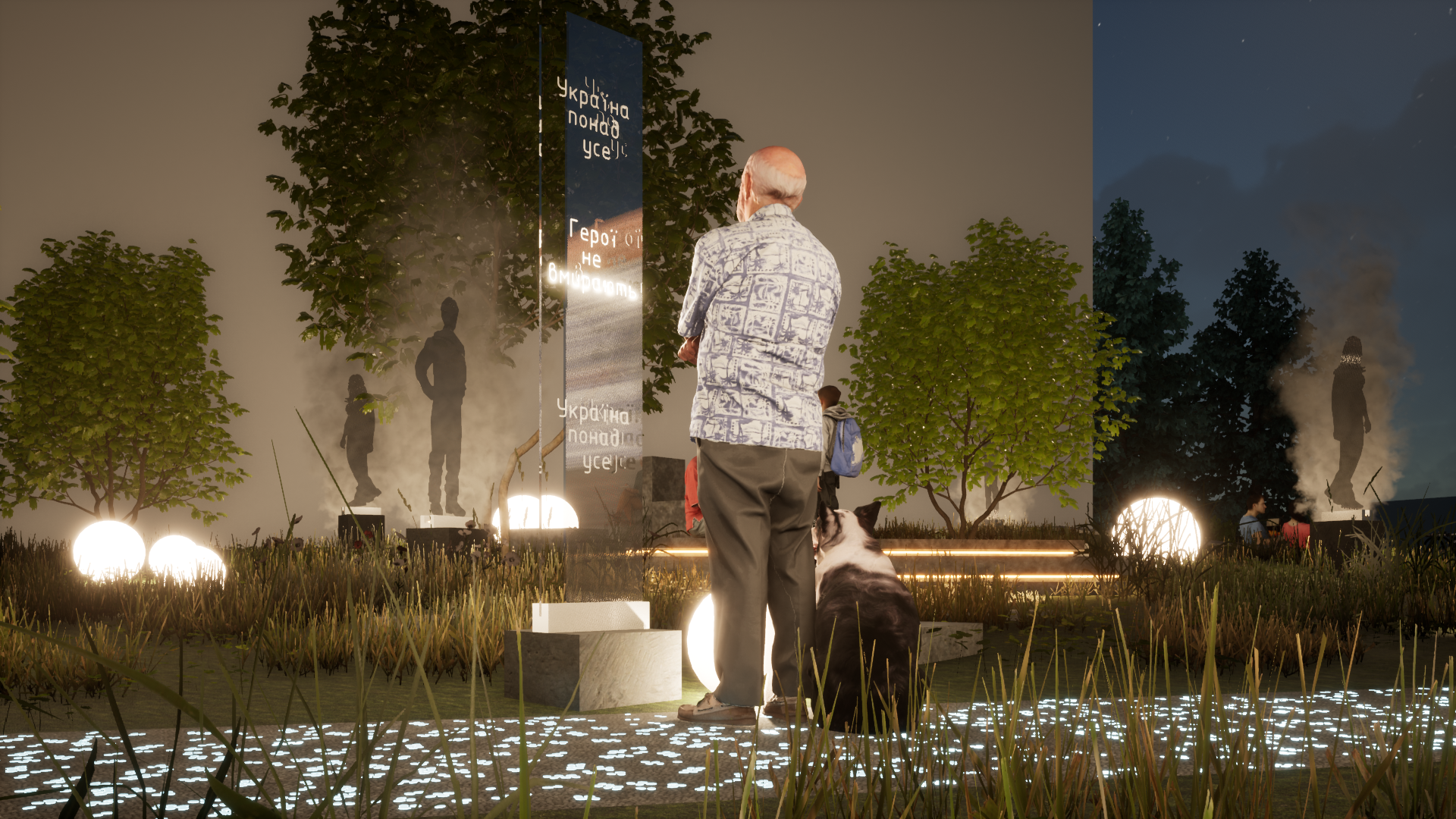 乌克兰英雄纪念公园概念设计丨Vizdome Space-16