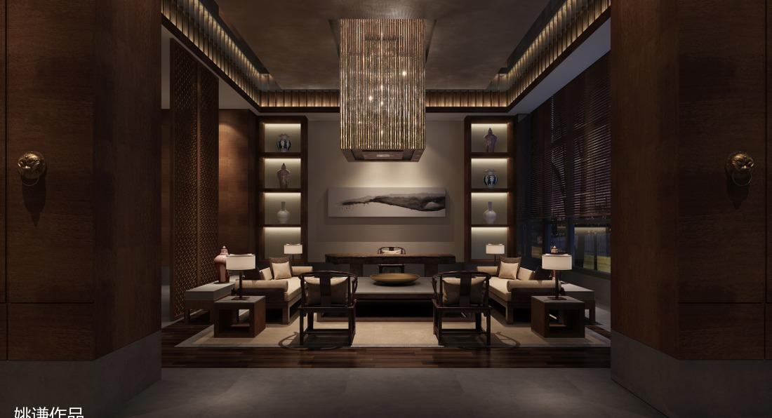 滁州琅琊区中式餐厅设计 | 包房、过道、接待、大厅空间-10