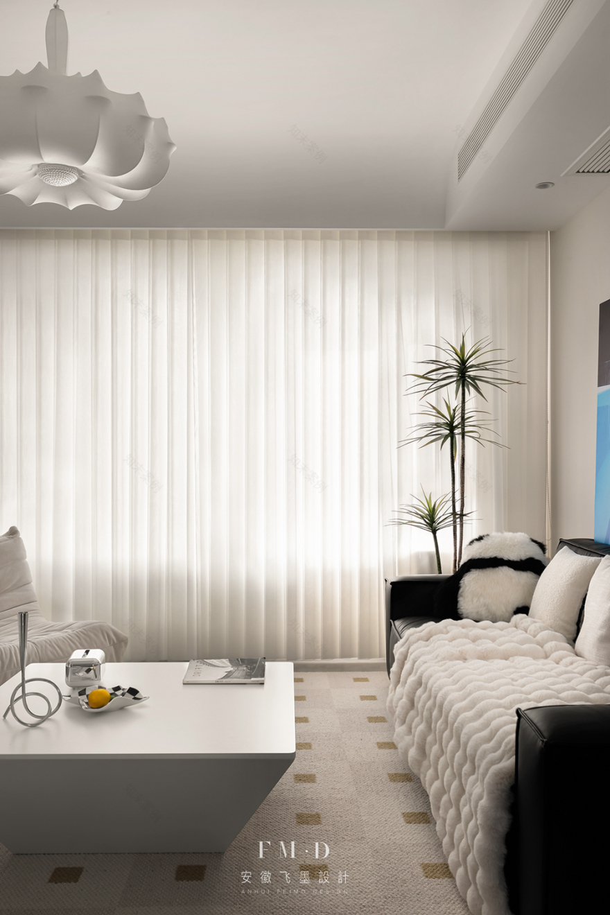 奶油风复式住宅丨中国滁州丨飞墨设计组-27