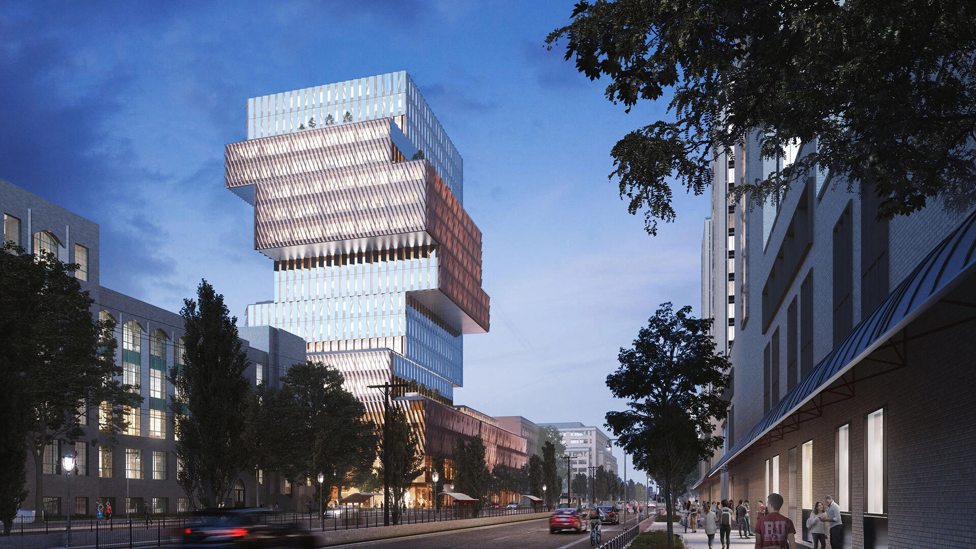 波士顿大学计算与数据科学中心丨美国波士顿丨KPMB Architects-16