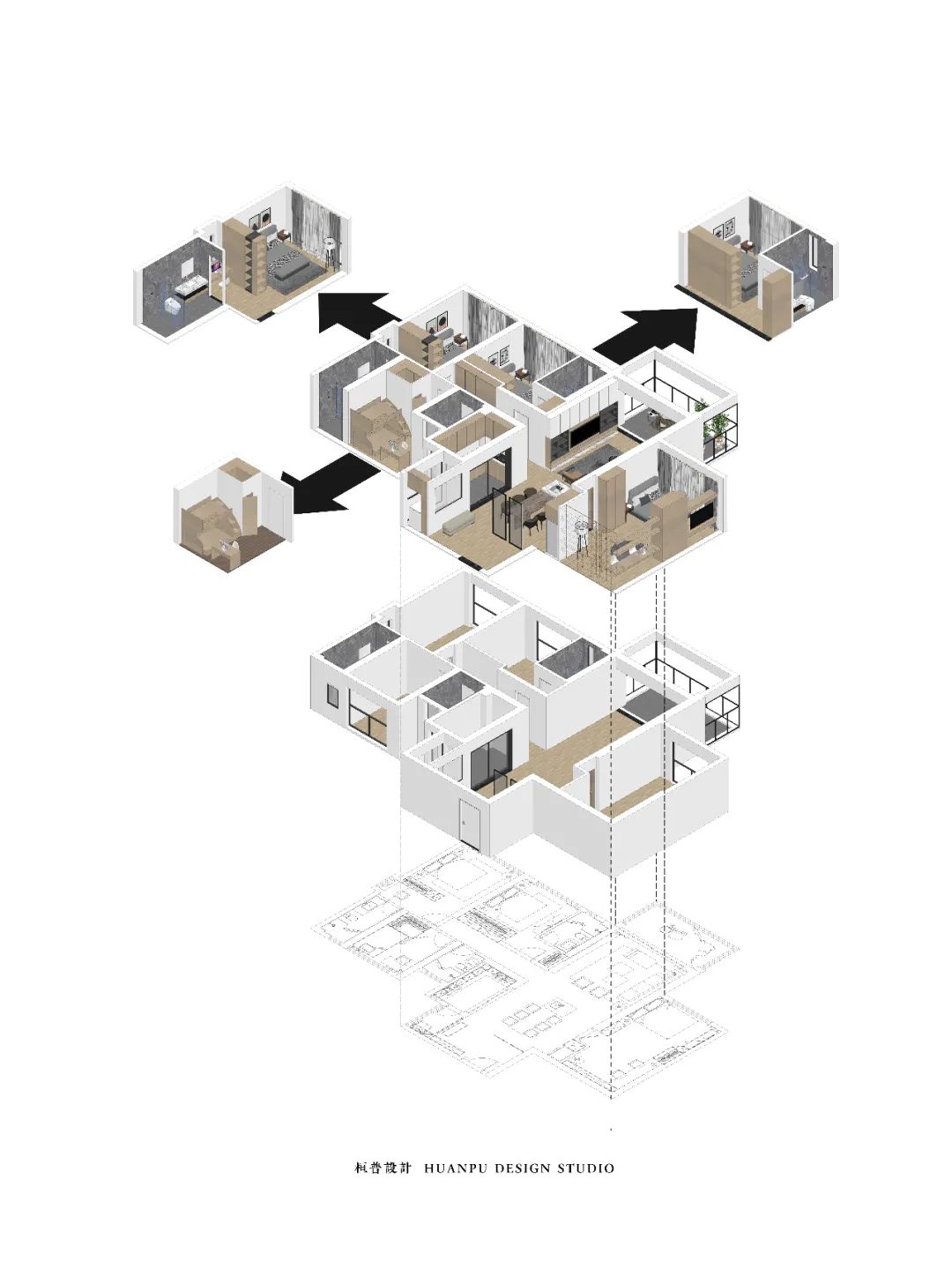深圳博林天瑞 | 现代简约温馨宅,一家六口的宜居生活-32